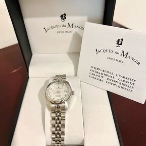 Brand new Jacques Du Mansour Stainless Steel Swiss Watch